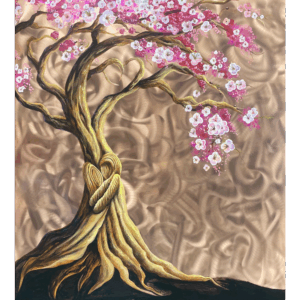 Blossom Embrace – Cherry Blossom Tree Art