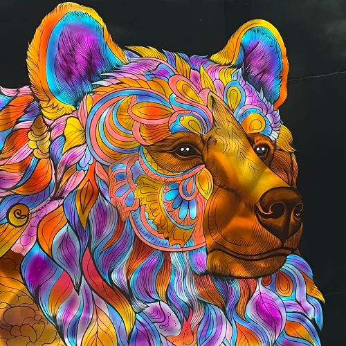 Mandala Bear Art V1