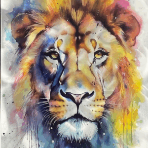 Metal Art Lion