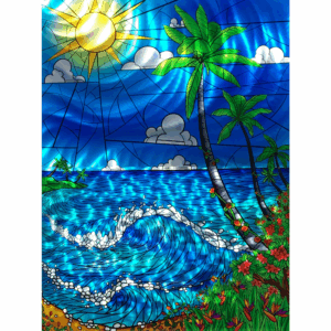 Metal Wall Art – “Tropical Day Dream"