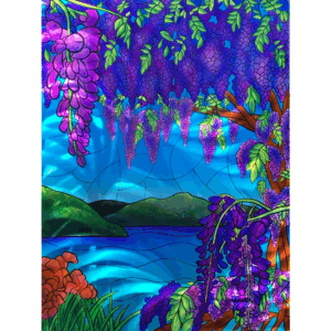 Metal Wall Art – "Wisteria Wonder"