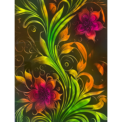Metal Wall Art – Whimsical Flower Collection